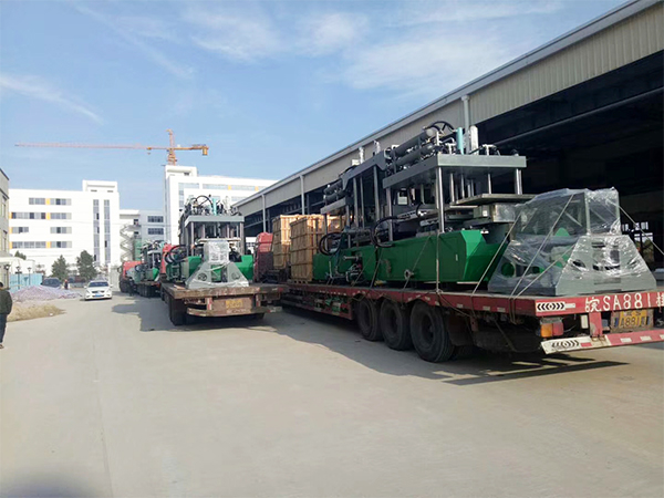 上海界龍實業集團有限公司成型機卸機到位